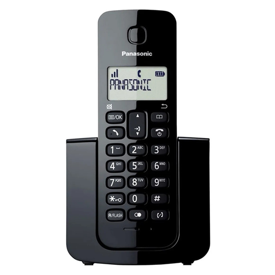 Teléfono Inalámbrico Panasonic KX-TGB110LAB con Identificador de Llamadas - Negro