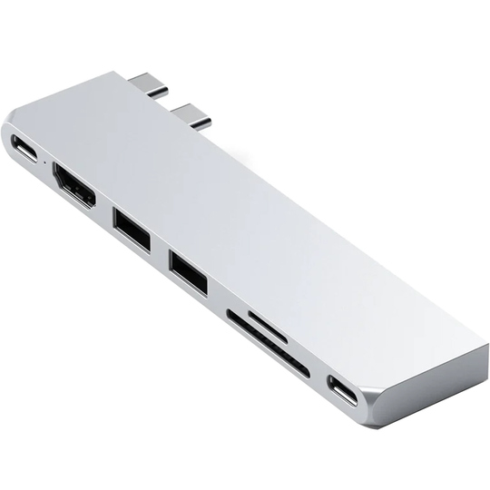 Hub Dual USB-C Satechi ST-HUCPHSS Slim - Silver
