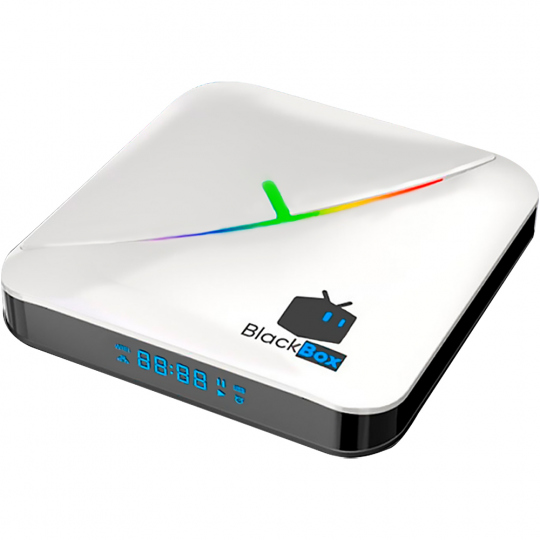 Tv Box BlackBox 4K UHD con 2/16GB/A10/Bivolt (Sin WIFI) - Blanco/Negro