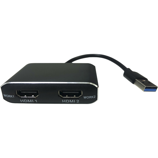 Cable Adaptador USB 3.0 para 2 HDMI HEMBRA
