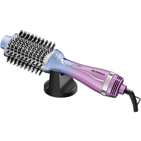 Cepillo Secador Mondial by Juliette ES-JU-03 de 1200W/Bivolt - Azul/Rosa