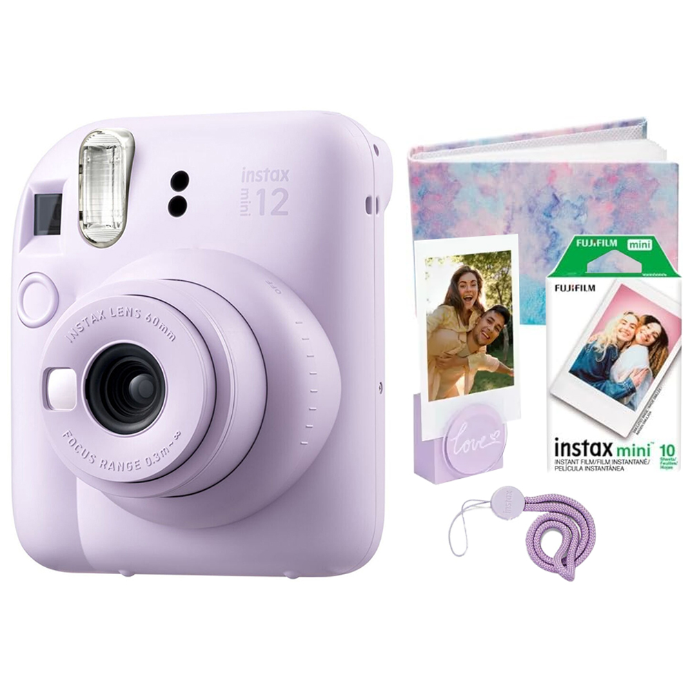 Cámara Instantánea Fujifilm Instax Mini 12 a Pila/Flash - Lilac Purple