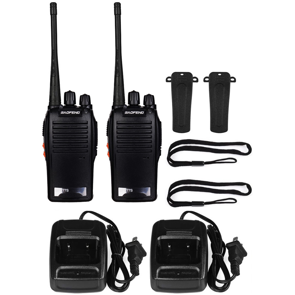 Walkie Talkie Baofeng BF-777S Hasta 3KM/1500mAh - Negro
