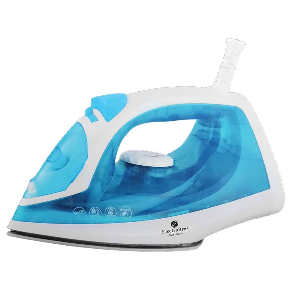 Plancha a Vapor Electrobras EBPV-10 con 1200W/220V - Blanco/Azul