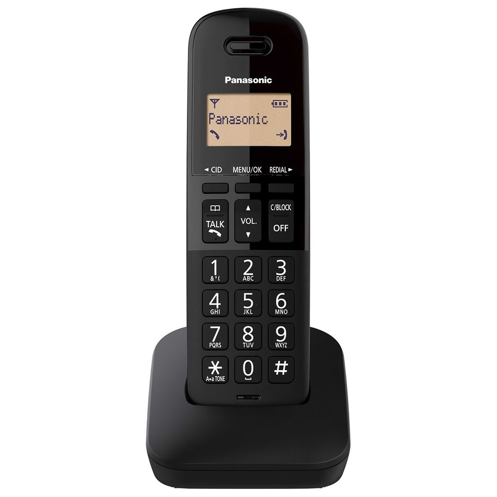 Teléfono Inalámbrico Panasonic KX-TGB310LAB con Identificador de Llamadas - Negro