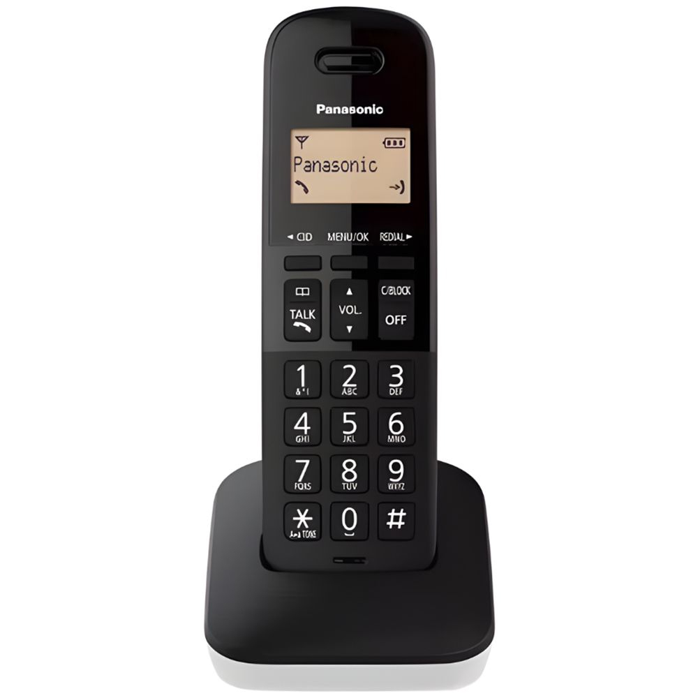 Teléfono Inalámbrico Panasonic KX-TGB310LAW con Identificador de Llamadas - Negro/Blanco