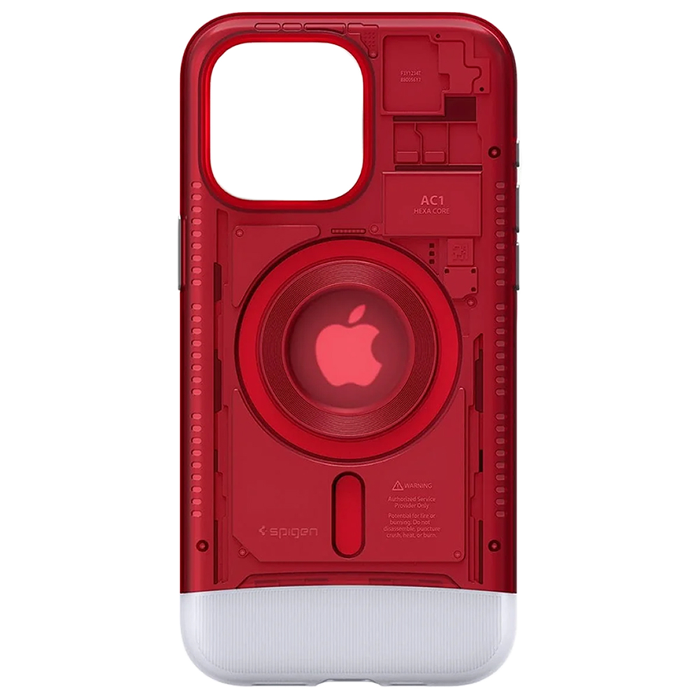Funda para iPhone 15 Pro Max Spigen Classic C1 MagFit ACS06609 - Ruby