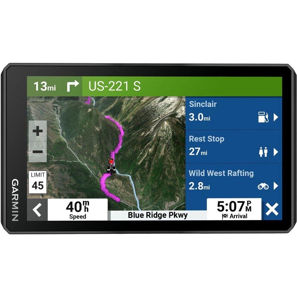 Navegador GPS para Motocicleta Garmin Zumo XT2 010-02781-00 con pantalla de 6" Bluetooth/IPX7 - Negro