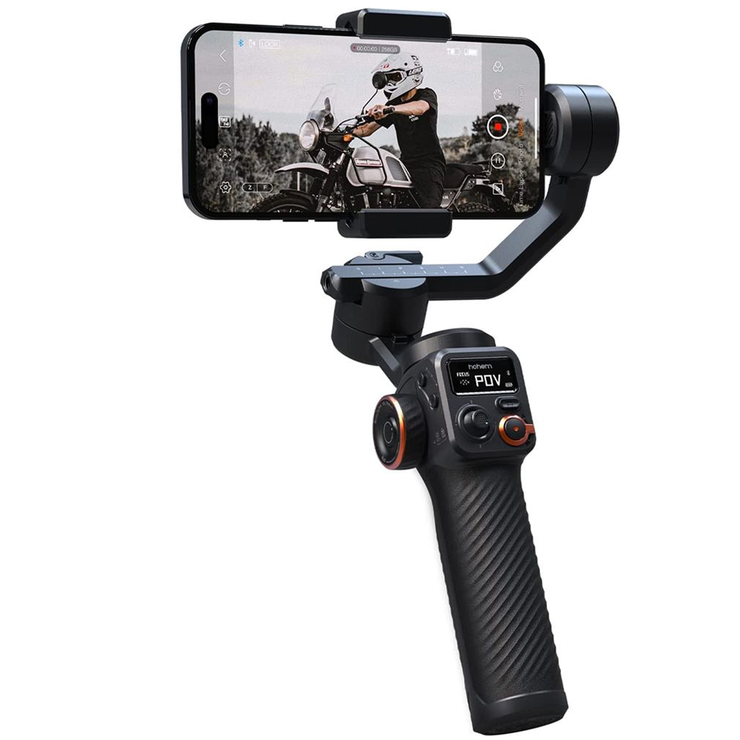Estabilizador para Smartphones Hohem iSteady M6 A-RM91 con 3 ejes  - Negro