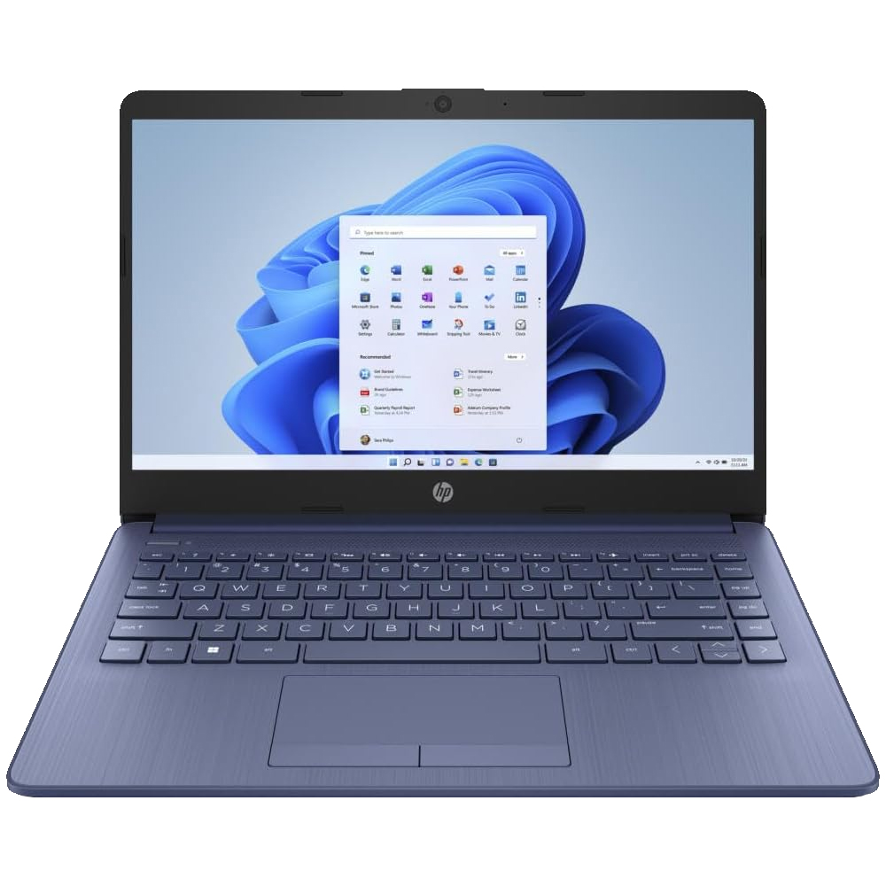 Notebook HP Stream (14-CF2111WM) 14" HD con Intel Celeron N4120/4GB RAM/64GB eMMC/W11 - Azul