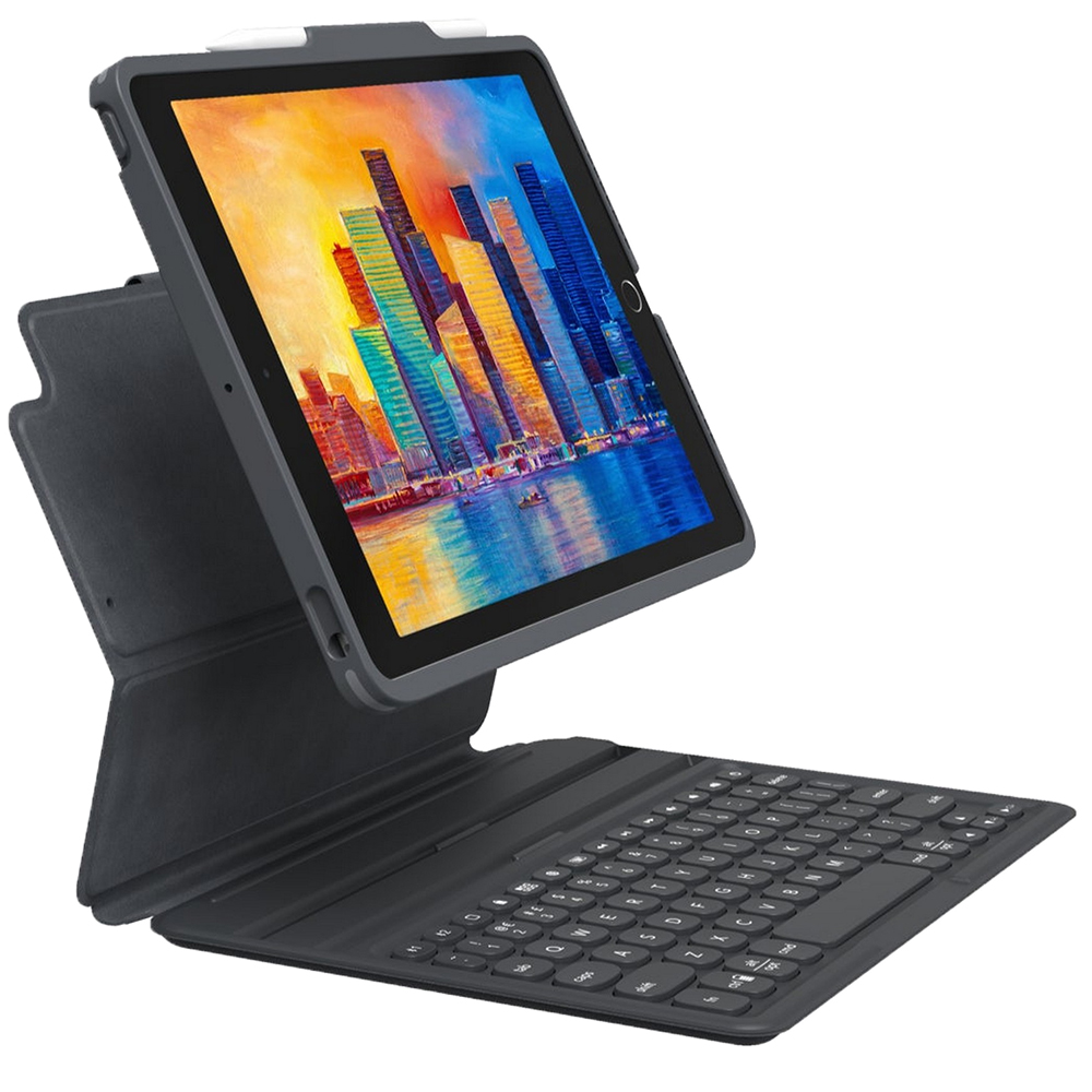 Funda para iPad Air 7th/8th/9th Gen 10.2" ZAGG Pro Keys con Keyboard - Charcoal