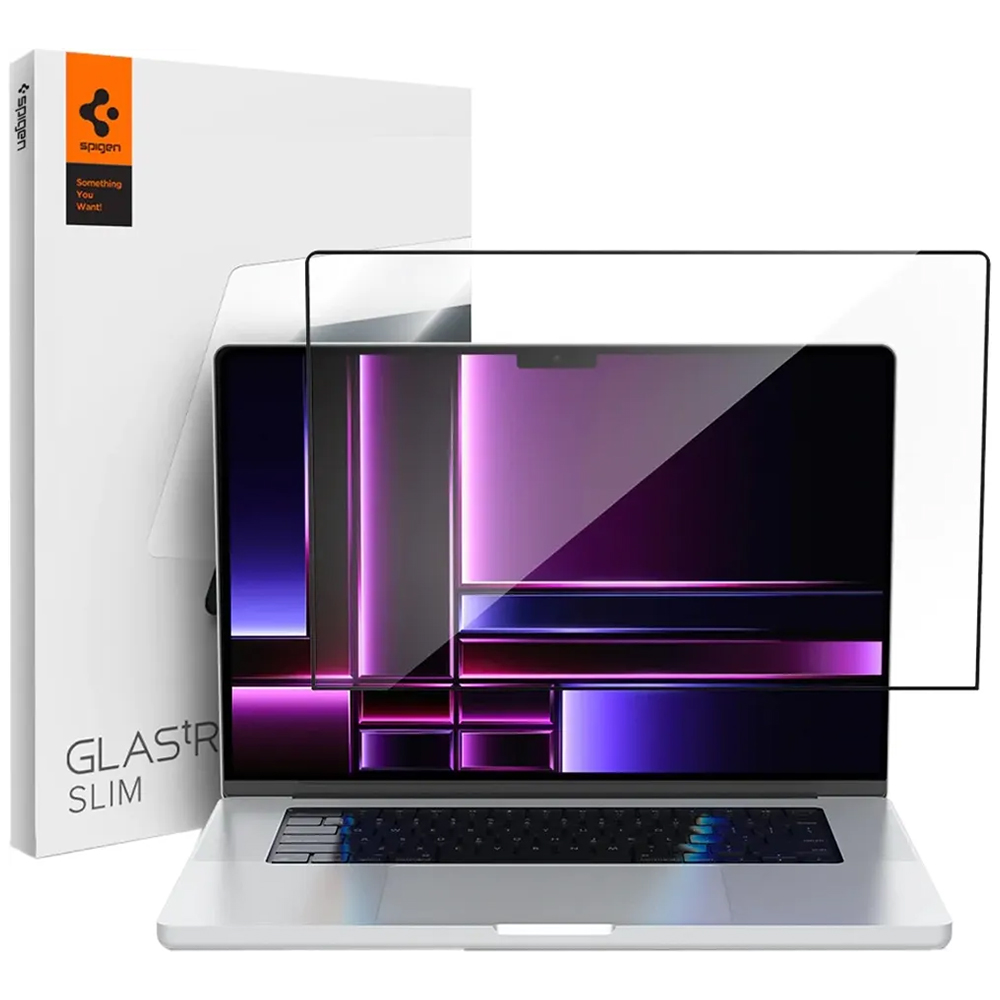 Pelicula para Macbook Pro 16" Spigen GLAS.TR SLIM AGL04233 - Transparente