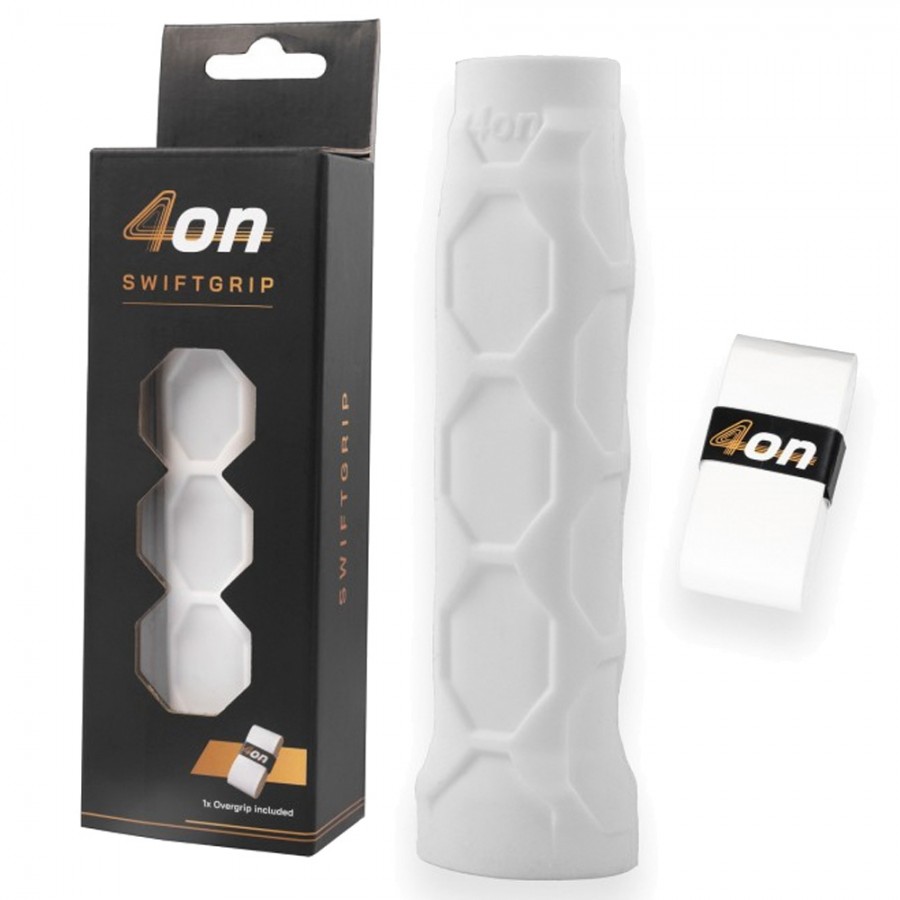 4on SwiftGrip /Grip de Pala de pádel – Blanco