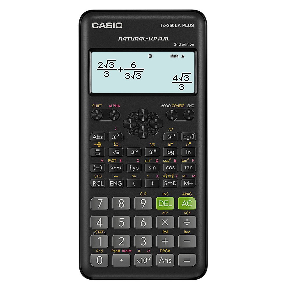 Calculadora Casio FX-350LA Plus 2nd edition - Negro