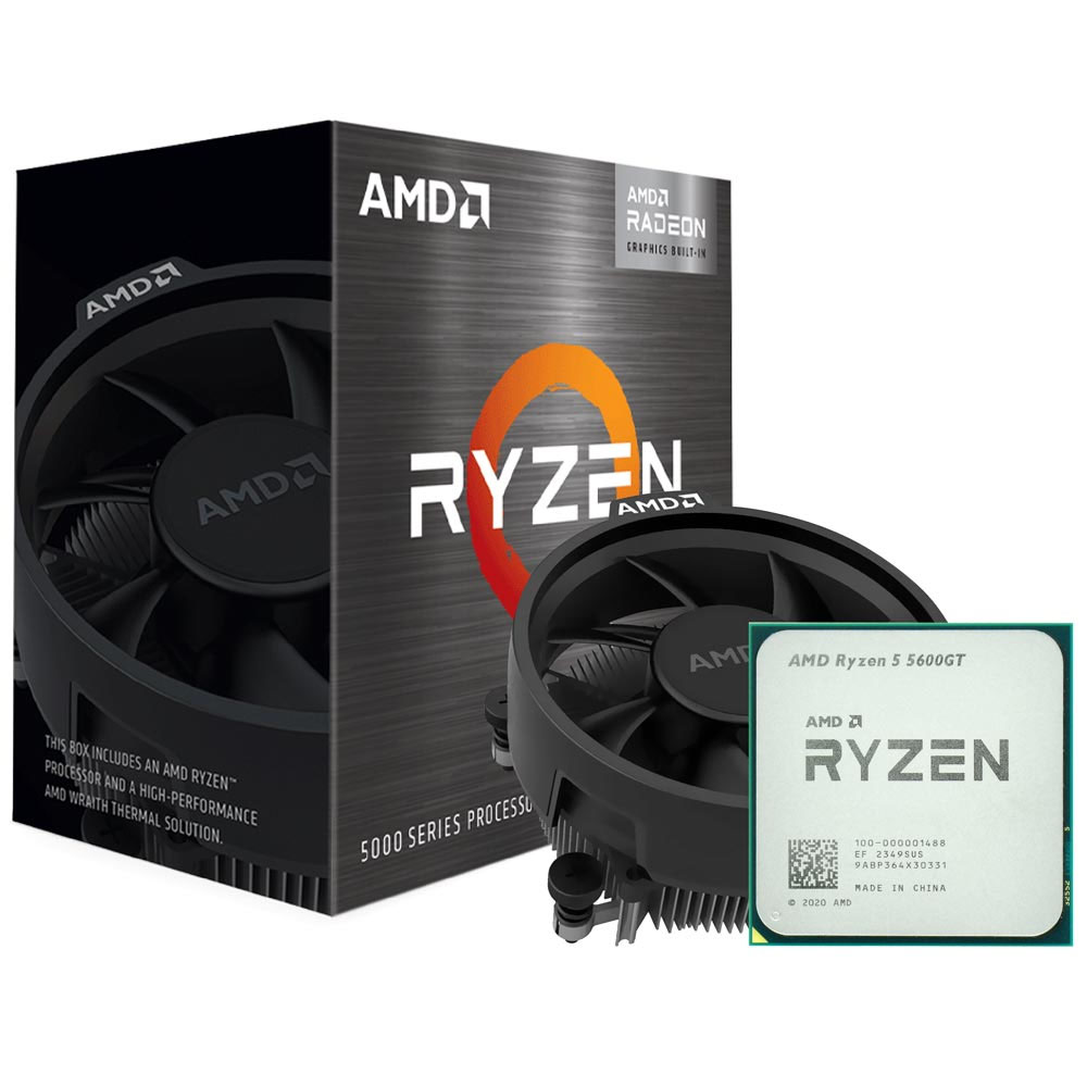 Procesador AMD Ryzen 5-5600GT de 3.5GHz a 4.6 GHz 6 Core 12 Theads con 19MB Caché - Socket AM4