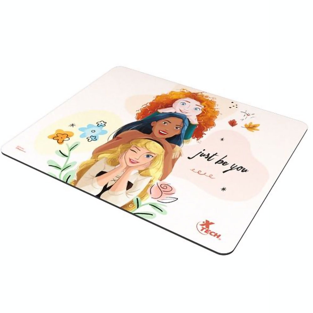 Mouse Pad Xtech  XTA-D100PS de 22 x 18 cm - Disney Princess