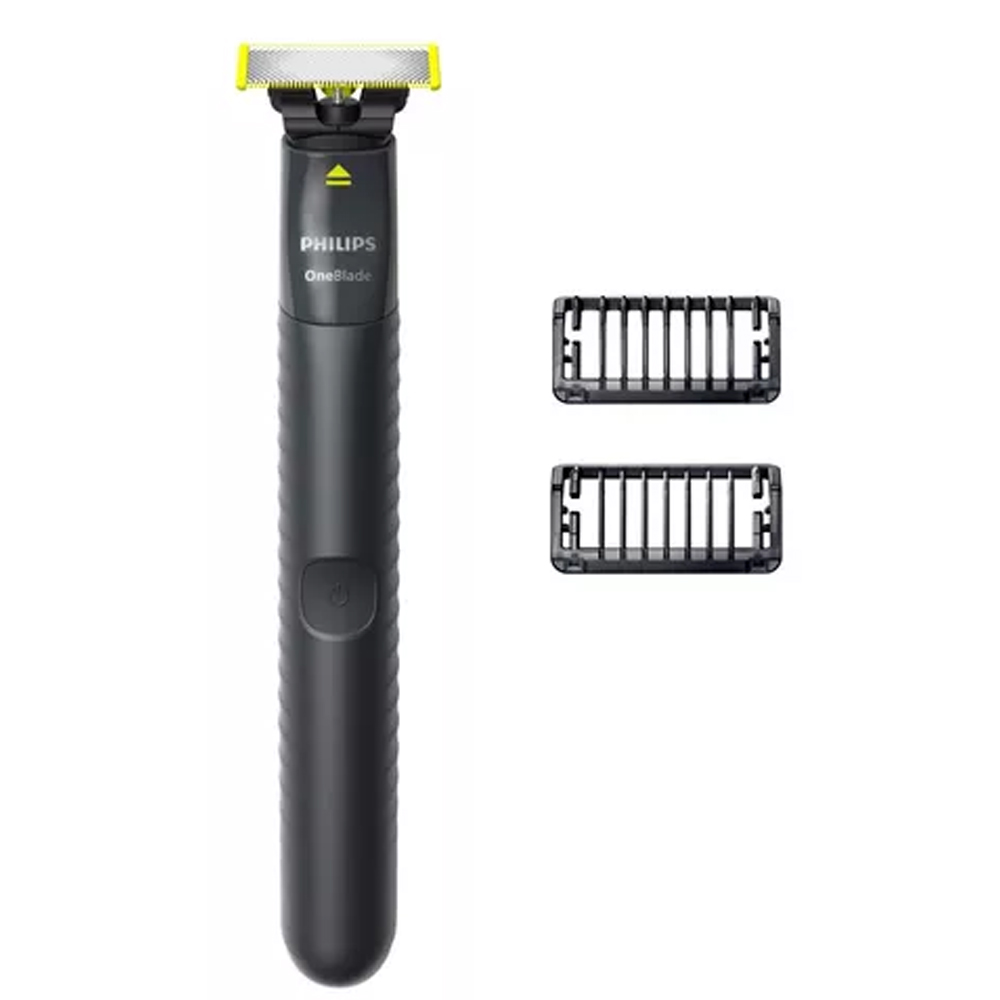 Afeitadora Electrica Philips OneBlade  QP1424/10 Recargable Bivolt  - Negro