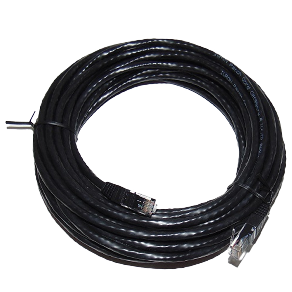Cable de Red Categoria 6  20% Cobre 10M - Negro