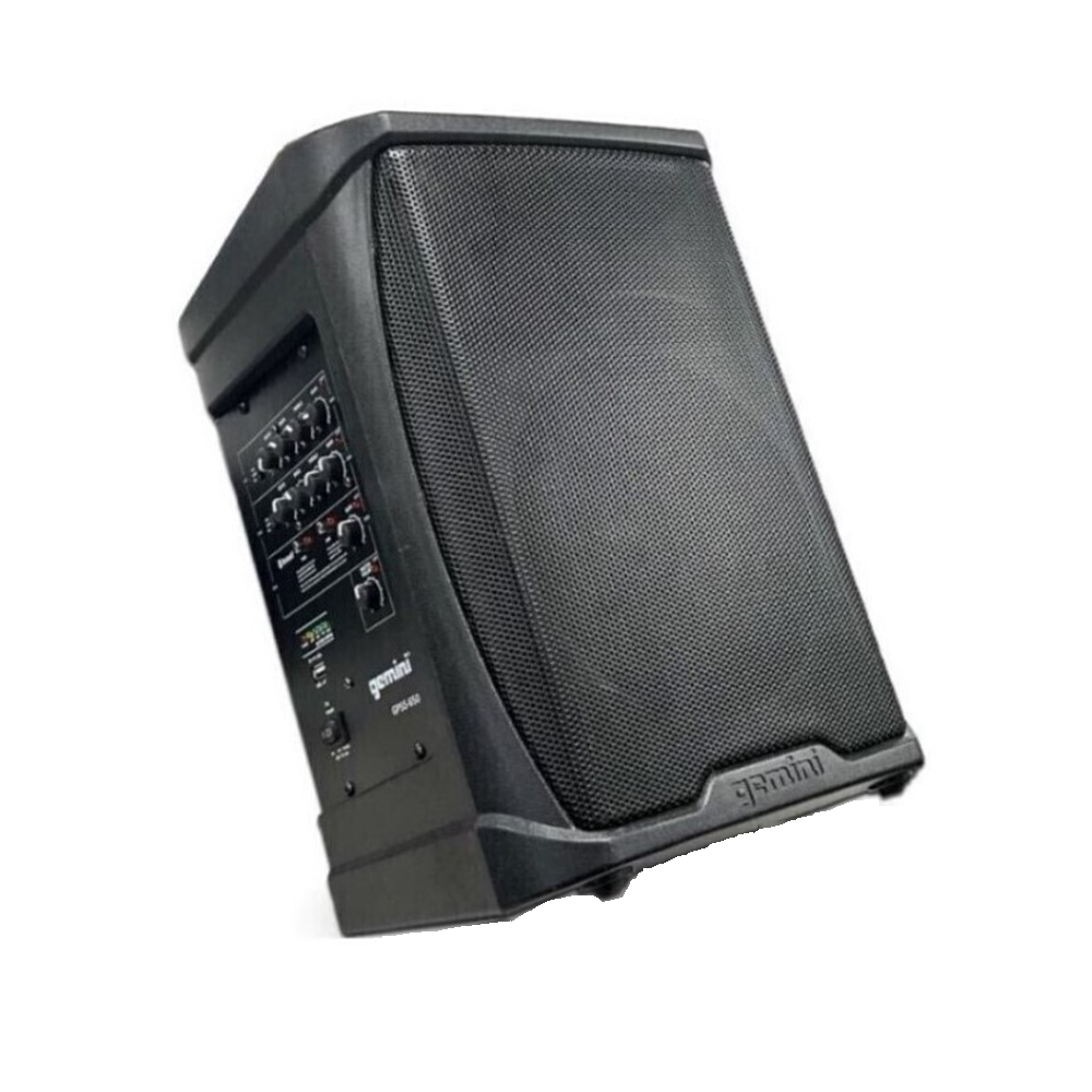 Speaker Gemini GPSS-650 Portátil con Bluetooth/200W/Recargable - Negro (Caja Fea)