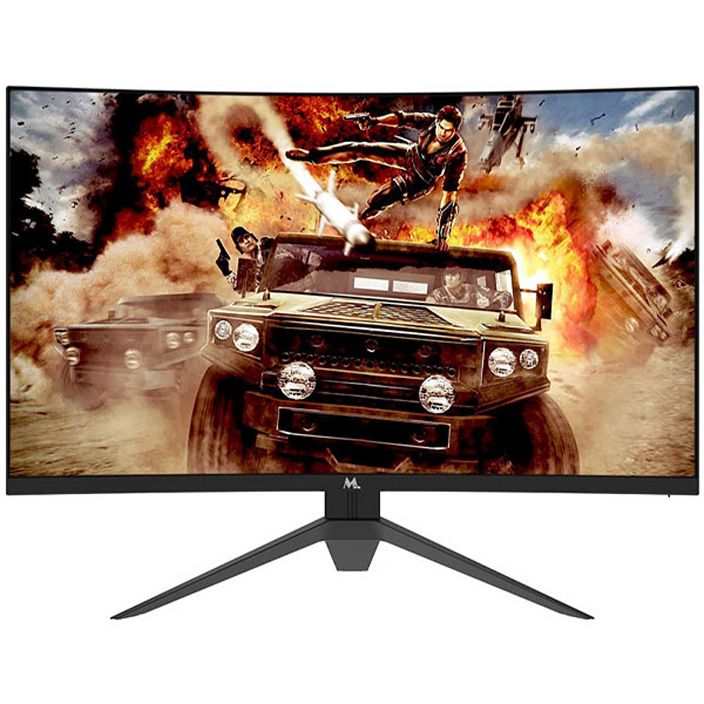 Monitor LED Curvo Gaming Mtek de 32" M32SFV240C  HDR/HDMI/DP/240Hz - Negro