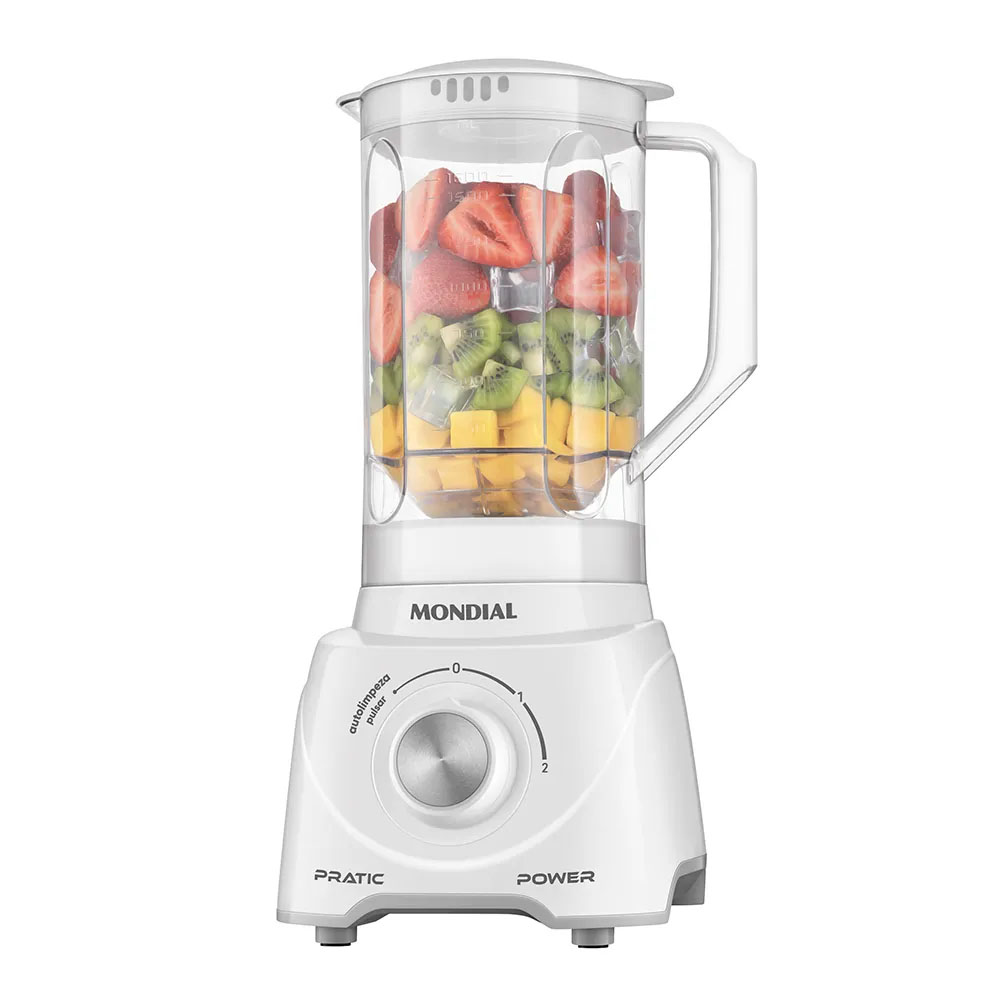 Licuadora Mondial L-97-W Pratic Power con 550W/2.2L/220V - White