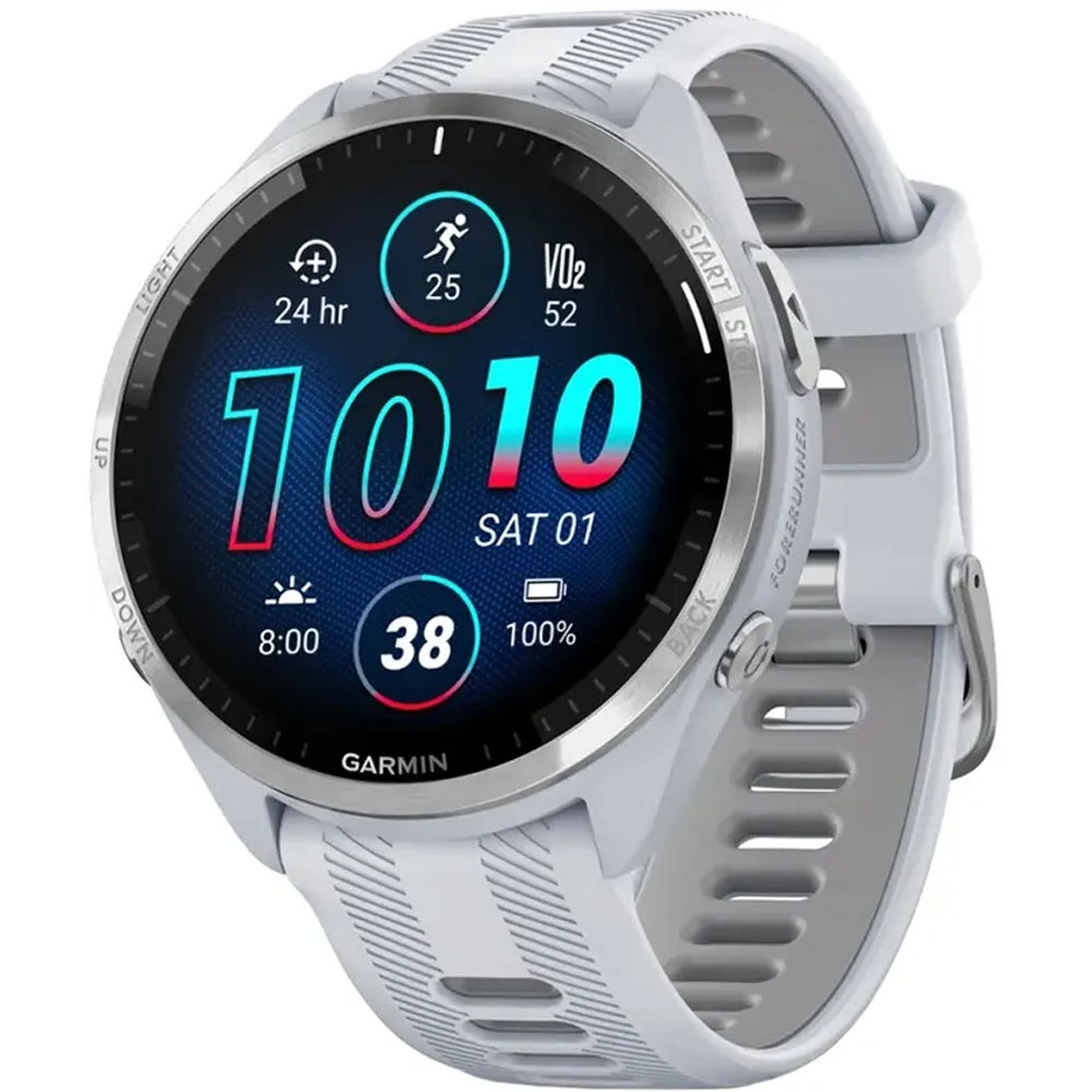 Smartwatch Garmin Forerunner 965 010-02809-01 con Pantalla 1.4"/Bluetooth/GPS/5 ATM - Whitestone