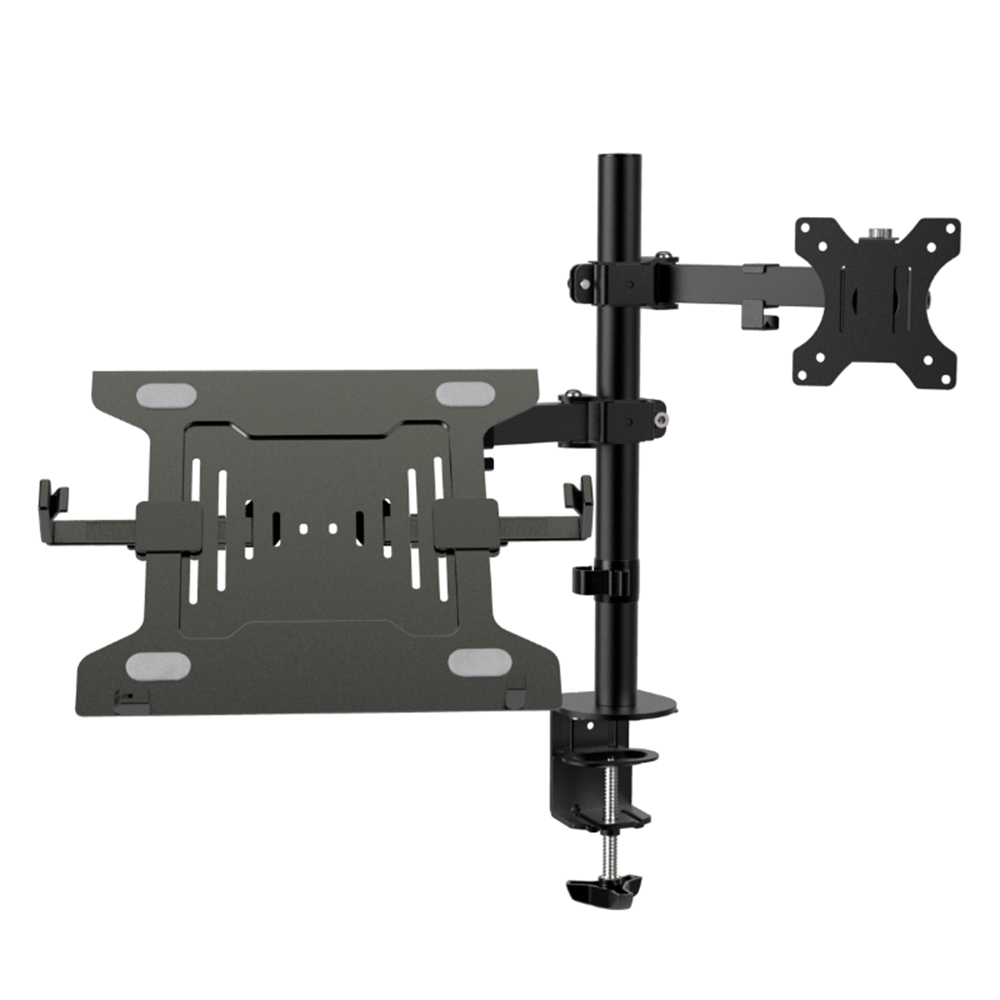 Soporte para Monitor/Notebook Klip KMM-301 13" a 32" hasta 8KG/360° - Negro