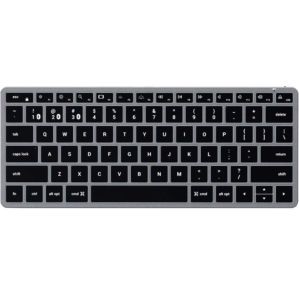 Teclado Satechi X1 ST-BTSX1M-ES Backlit para Mac Wireless Wireless/Bluetooth - Space Gray (Español)
