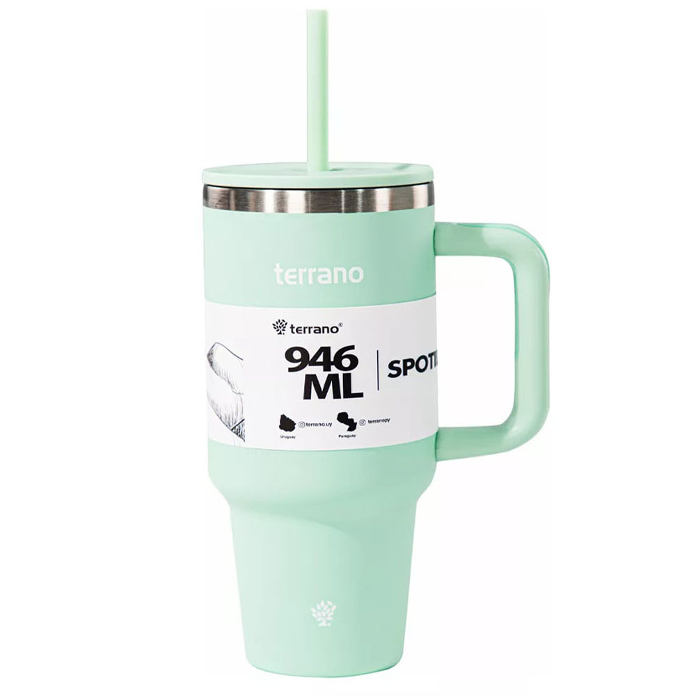 Vaso Térmico Terrano Spotie Cup de 946mL - Verde Agua