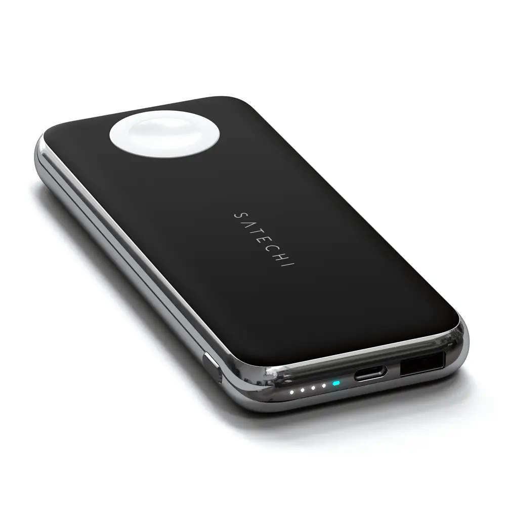 Cargador Inalambrico Satechi Quatro ST-UC10WPBM USB-C/18W - Black