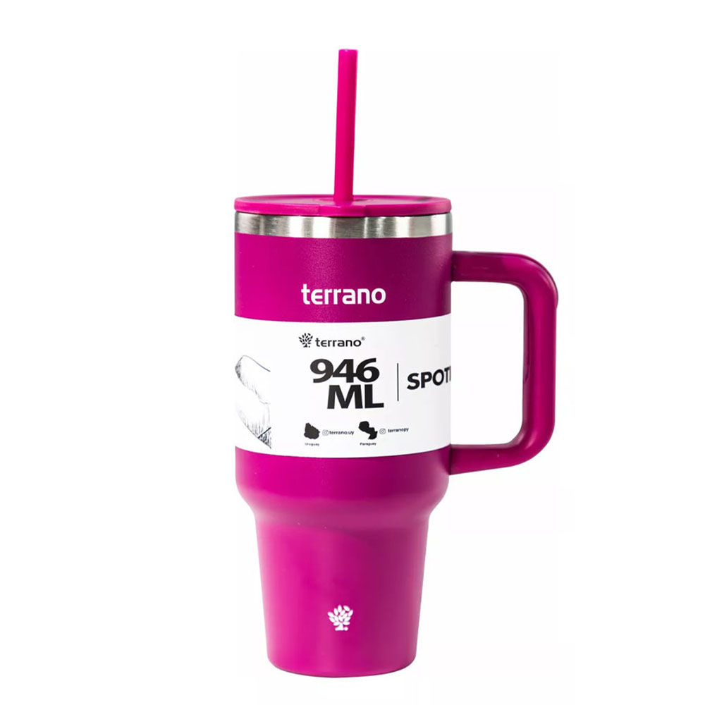 Vaso Térmico Terrano Spotie Cup de 946mL - Fucsia