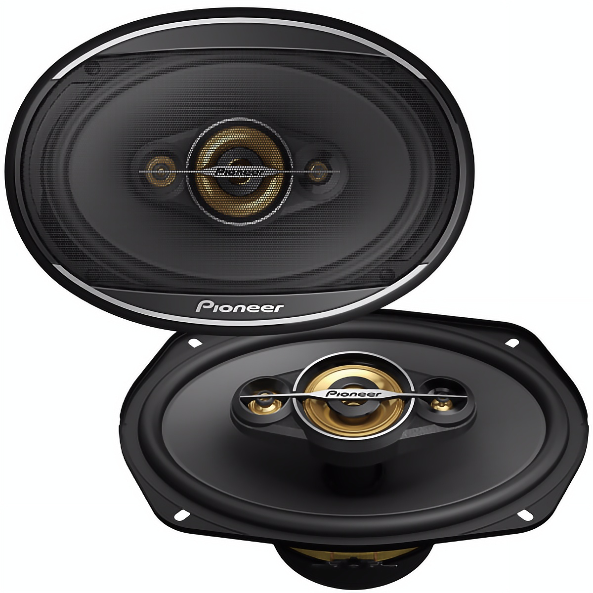 Parlante Pioneer TS-A6978S de 4 Vias con 650W/6x9" - Negro