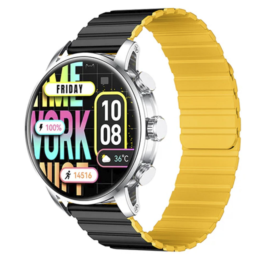 Smartwatch Kieslect Calling KR2 con Pantalla de 1.43"/Bluetooth/IP68 - Stainless Steel