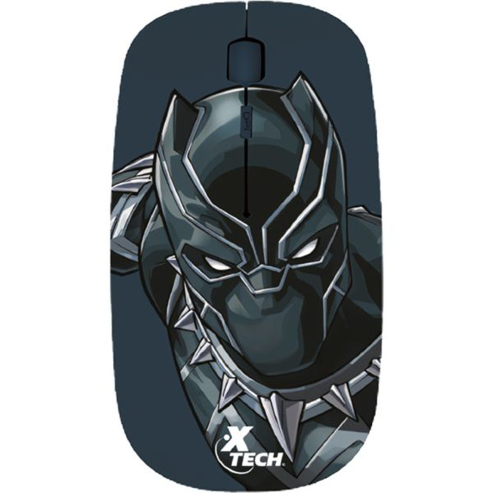 Mouse Wireless Xtech XTM-M340BP Pantera Negra 1600DPI Ajustable/4 Botones - Gris