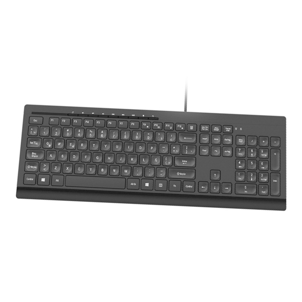 Teclado Klip KKM-252S Compass Multimedia (Español) - Negro