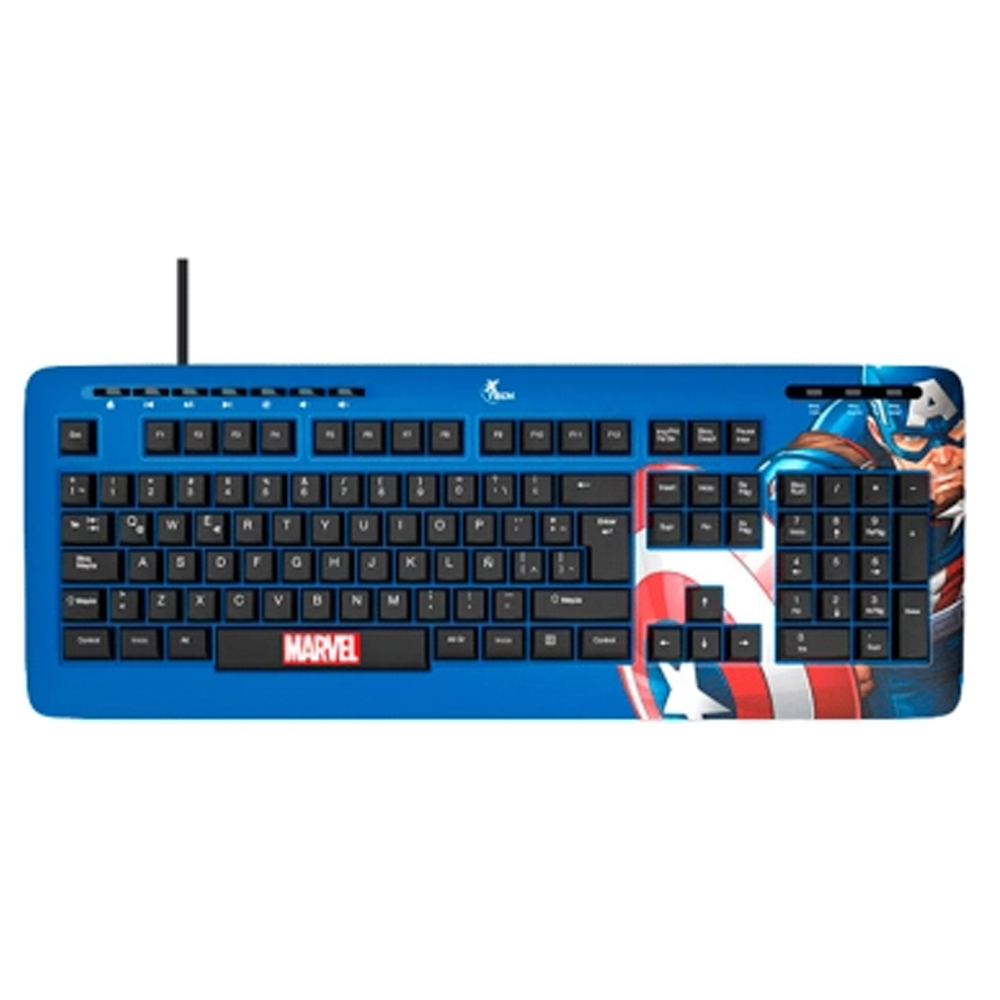Teclado Xtech XTK-M401CA (Español) - Capitan America