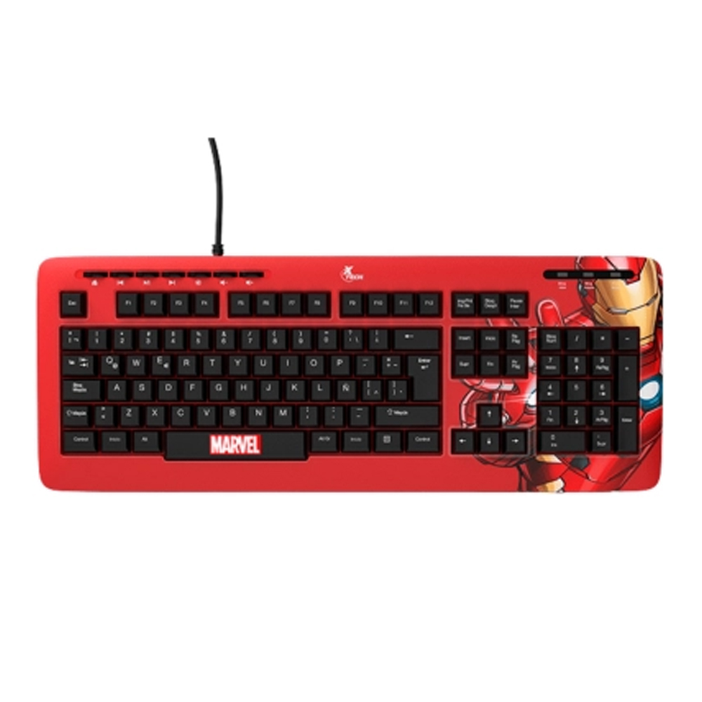 Teclado Xtech XTK-M401IM USB (Español) - Iron Man