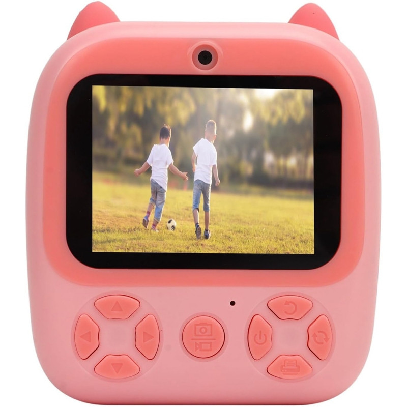 Cámara Infantil Satellite A-DV916 con Impresora USB-C/0.9MP -  Rosa