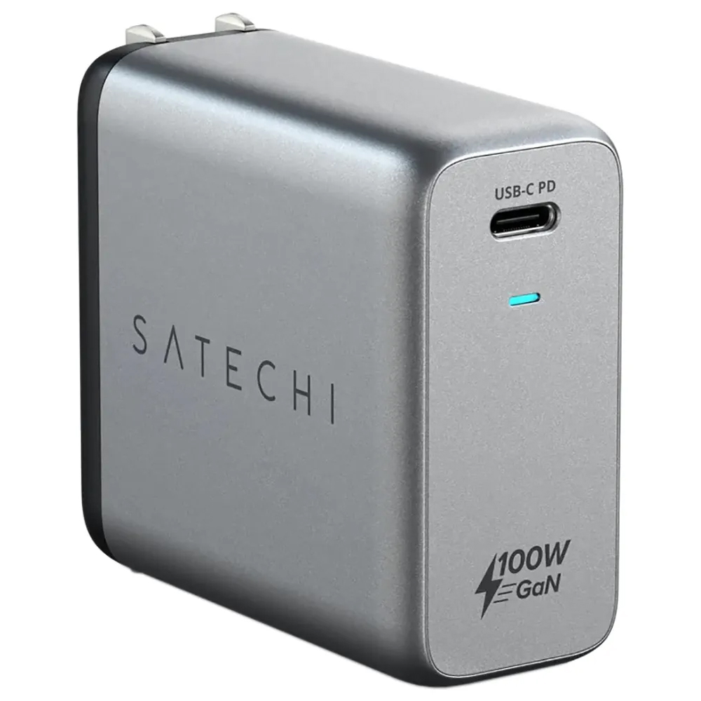 Cargador de Pared Satechi ST-UC100WSM-EU PD USB-C/100W - Space Gray