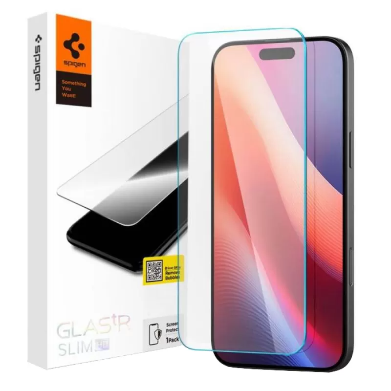 Pelicula Spigen iPhone 16 Pro Slim Glastr HD AGL07937