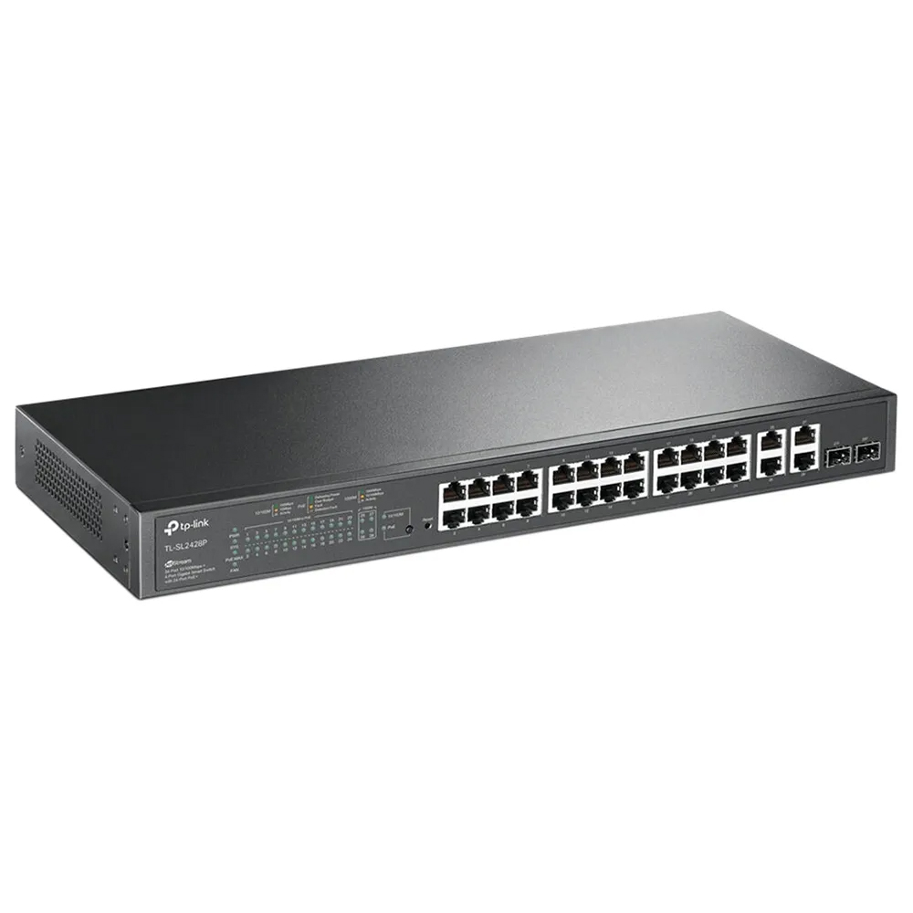 Switch TP-Link TL-SL2428P Jetstream 28P RJ45 de 10/100/1000 Mbps