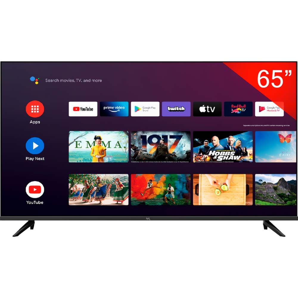 Smart TV QLED 65" Mtek MKQ65FSGU UHD 4K Wi-Fi/Bluetooth/Google TV - Negro