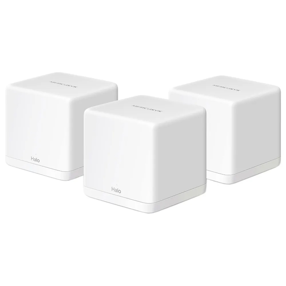 Router Wi-fi Mercusys Halo H30G AC1300 Mesh - Blanco (3 Pack)