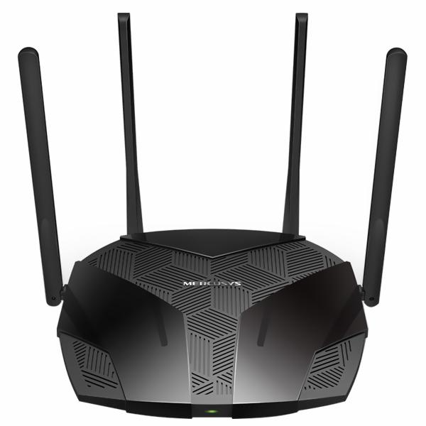 Router Wi-Fi Mercusys MR70X AX1800 4 Antenas DualBand Wi-Fi 6 - Negro