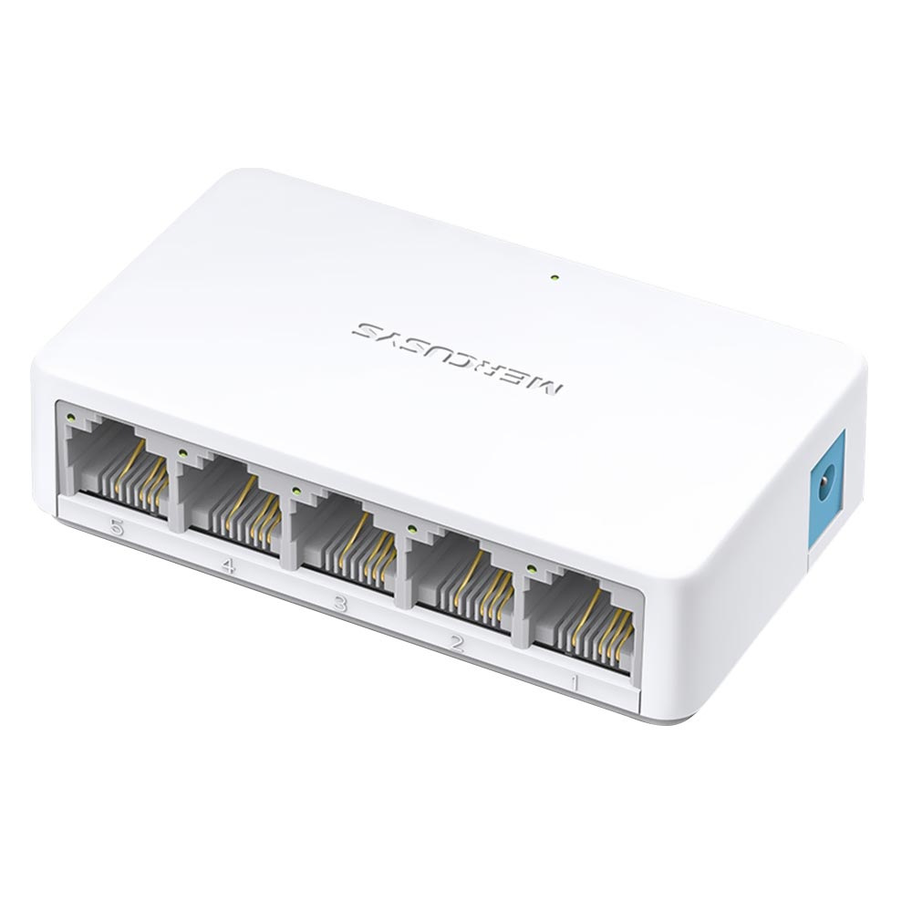 Hub Switch Mercusys MS105 5 Puertos 10/100Mbps - Blanco