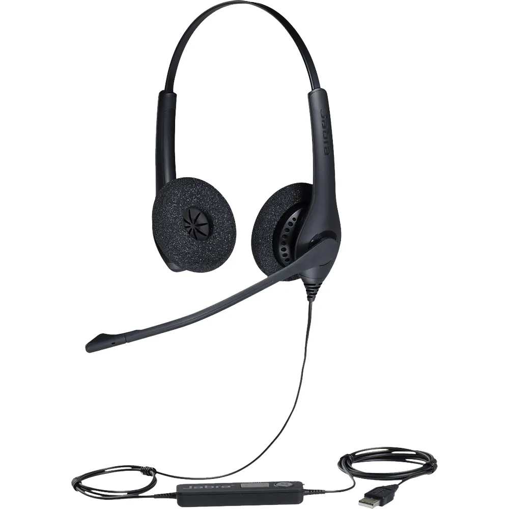 Auricular Jabra GN Biz 1100 HSC027 Duo USB/NC - Negro