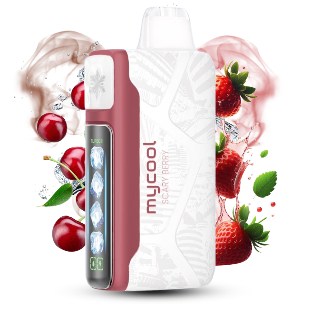 Vape Desechable ElfBar Ice King 40000 Puffs con 5% Nicotina - Cherry Strazz