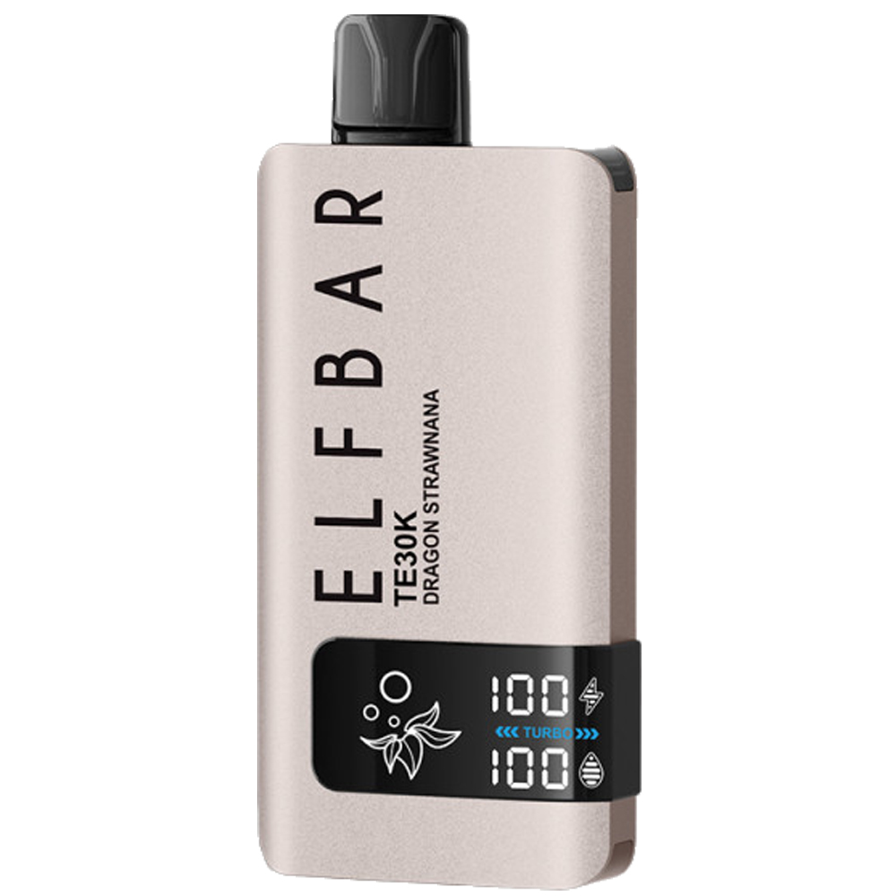 Vaper Desechable Elfbar TE30000 30000 Puffs con 5% Nicotina - Dragon Strawnana