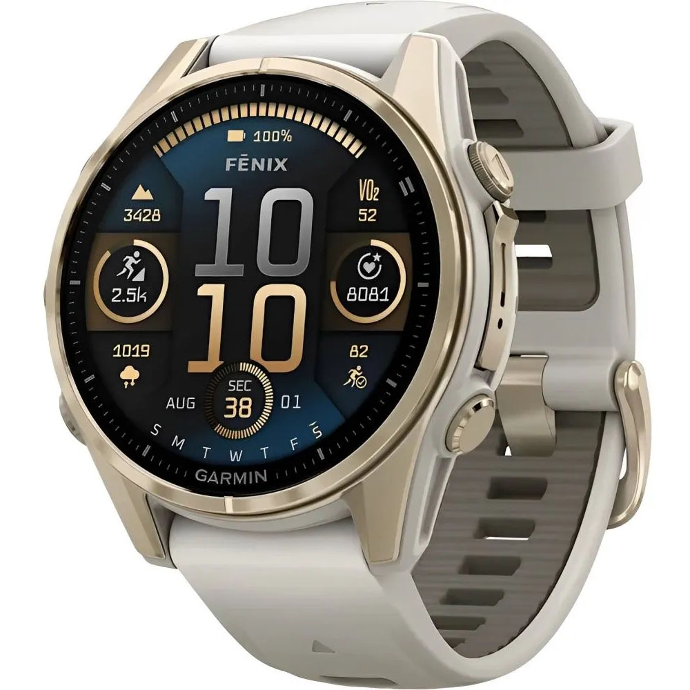 Reloj GPS Garmin Fenix 8 43MM Amoled 010-02903-10 - Gold