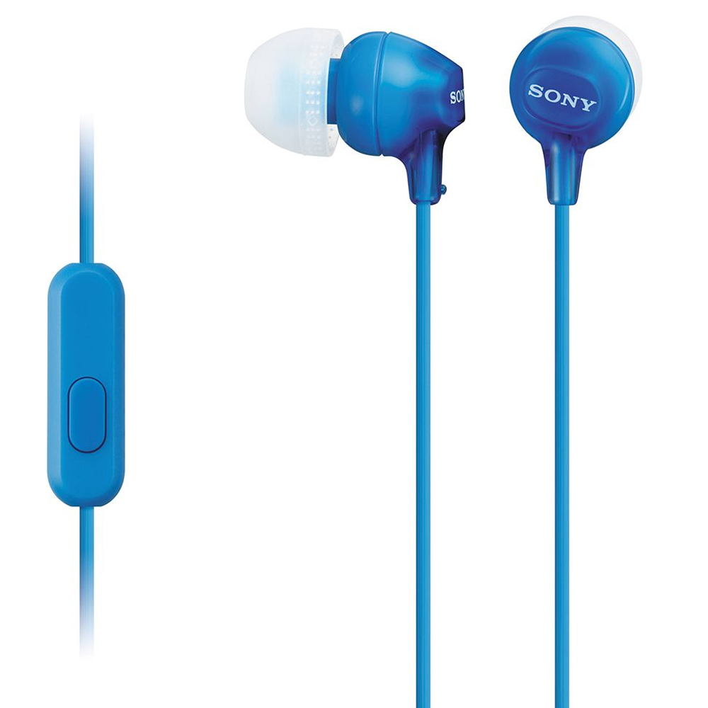 Auricular Sony MDR-EX15AP 3.5MM C/Microfono - Blue